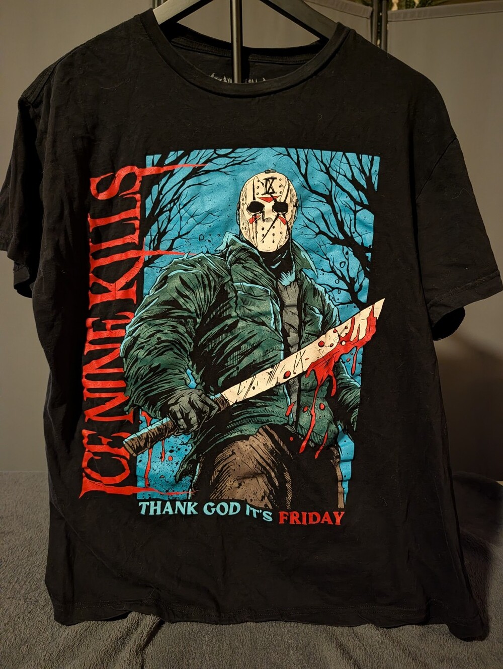 Ice Nine Kills Friday The 13th 'Thank God It's Friday' Horror Tee Jason Vorhees